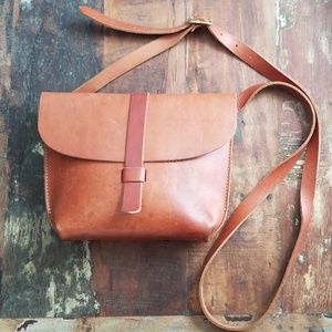Levi's Crafted Leather Saddle Bag